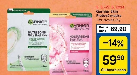 Pleťová maska Skin Active Garnier