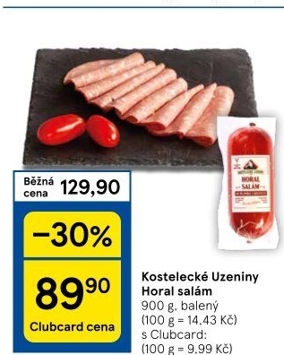 Salám Horal Kostelecké uzeniny
