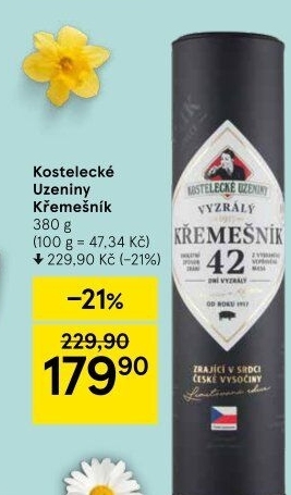 Salám Křemešník kostelecký Kostelecké uzeniny