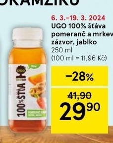 Šťáva 100% Ugo