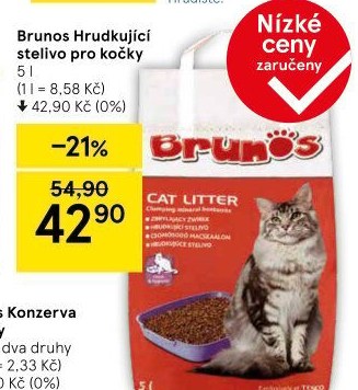 Stelivo pro kočky Brunos
