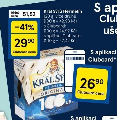 Sýr Hermelín Král sýrů