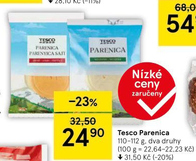 Sýr Parenica Tesco