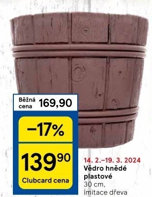 Vědro plastové