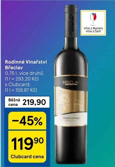 Vína Vinařství Břeclav