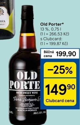 Víno Old Porter