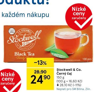 Čaj černý Stockwell &amp