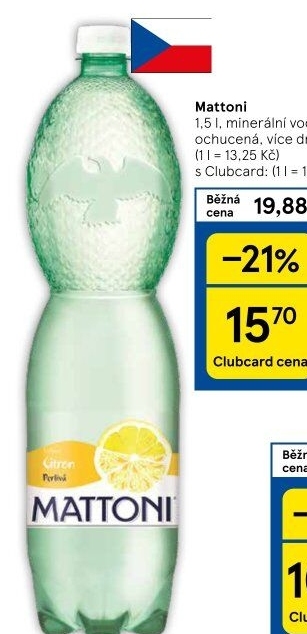 Ochucená voda Mattoni