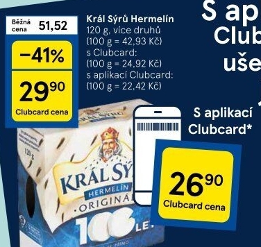 Sýr Hermelín Král sýrů