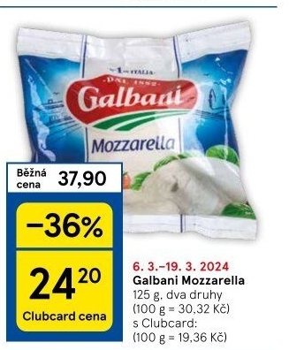 Sýr Mozzarella Galbani