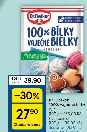 Vaječné bílky sušené Dr. Oetker