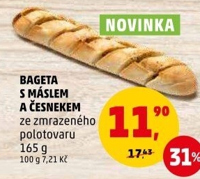 Bageta česneková