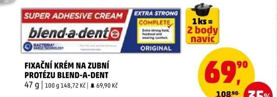 Fixační krém na zubní protézu Blend-a-dent