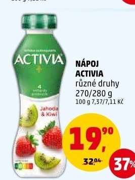 Jogurtový nápoj Activia Danone