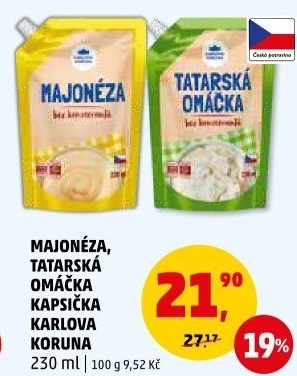 Majonéza Karlova Koruna