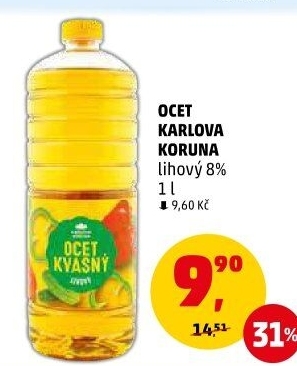 Ocet kvasný lihový Karlova Koruna