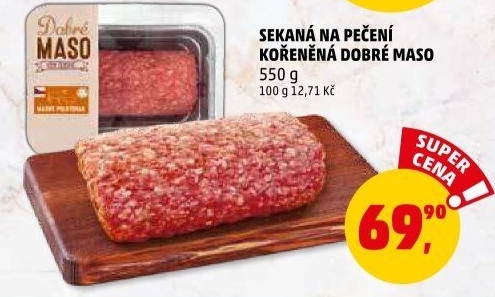 Sekaná vepřová kořeněná Dobré Maso