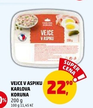 Vejce v aspiku Karlova Koruna