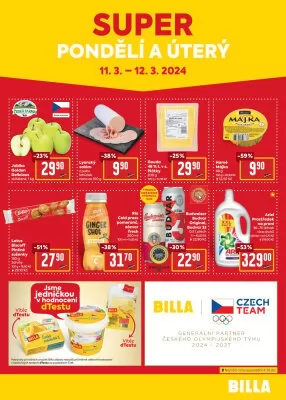 akční leták BILLA 6.3.2024-12.3.2024