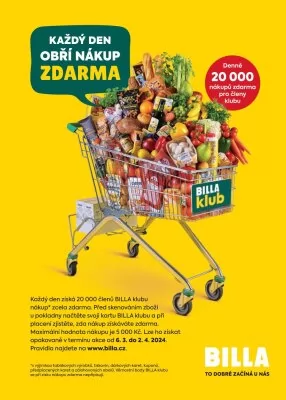 akční leták BILLA 6.3.2024-12.3.2024