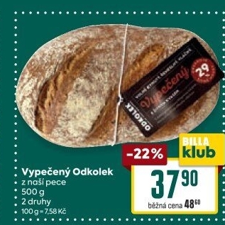 Chléb Vypečený Odkolek
