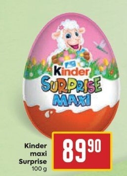Čokoládové vajíčko s překvapením Maxi Kinder Surprise