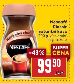 Instantní káva Nescafé Classic