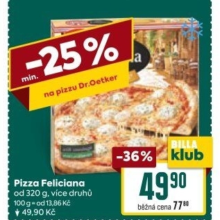Pizza mražená FelicianaDr. Oetker