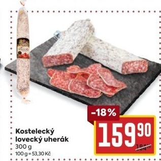 Salám Uherák lovecký Kostelecké uzeniny