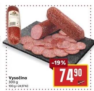 Salám Vysočina Kostelecké uzeniny