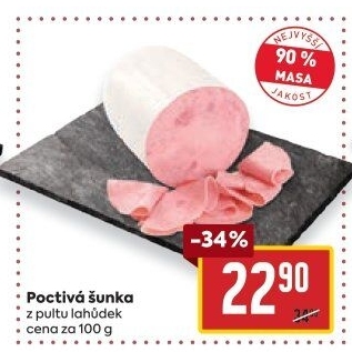 Šunka poctivá nejvyšší jakosti