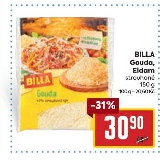 Sýr strouhaný Gouda Billa