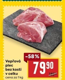Vepřová plec bez kosti