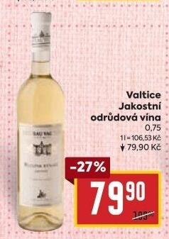Vína Chateau Valtice
