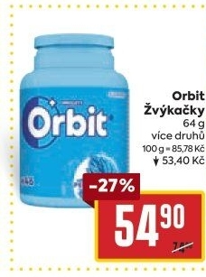 Žvýkačky Orbit