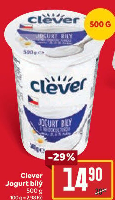 Bilý jogurt Clever