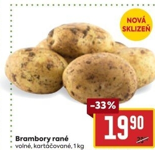 Brambory konzumní rané