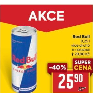 Energetický nápoj Red Bull