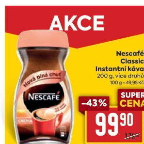 Instantní káva Nescafé Classic