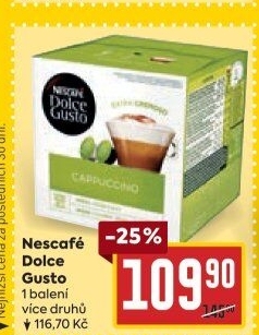 Kapsle Dolce Gusto Nescafé