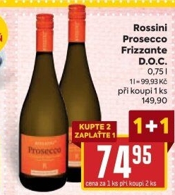 Prosecco DOC Frizzante Rossini