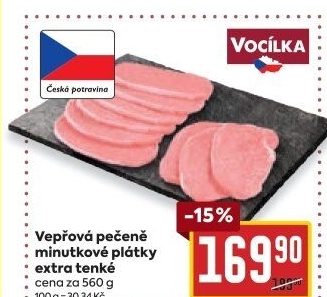 Vepřová pečeně bez kosti Vocílka
