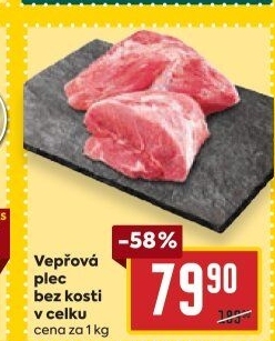 Vepřová plec bez kosti