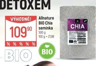 Chia semínka bio Allnature