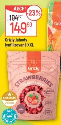 Lyofilizované ovoce Grizly