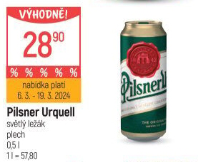 Pivo Pilsner Urquell