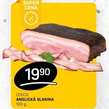 Anglická slanina LE&amp