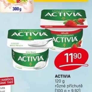 Bílý jogurt Activia Danone