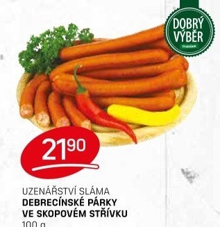 Debrecínské párky Prémium Dobrý Výběr