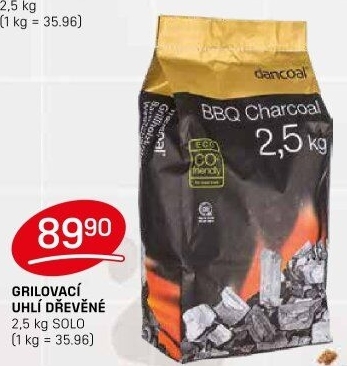 Dřevěné uhlí Dancoal